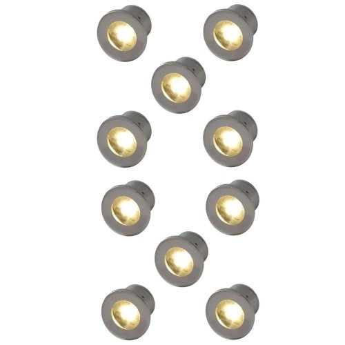 Led inbouwspots Forte Mini (10x) 2700K