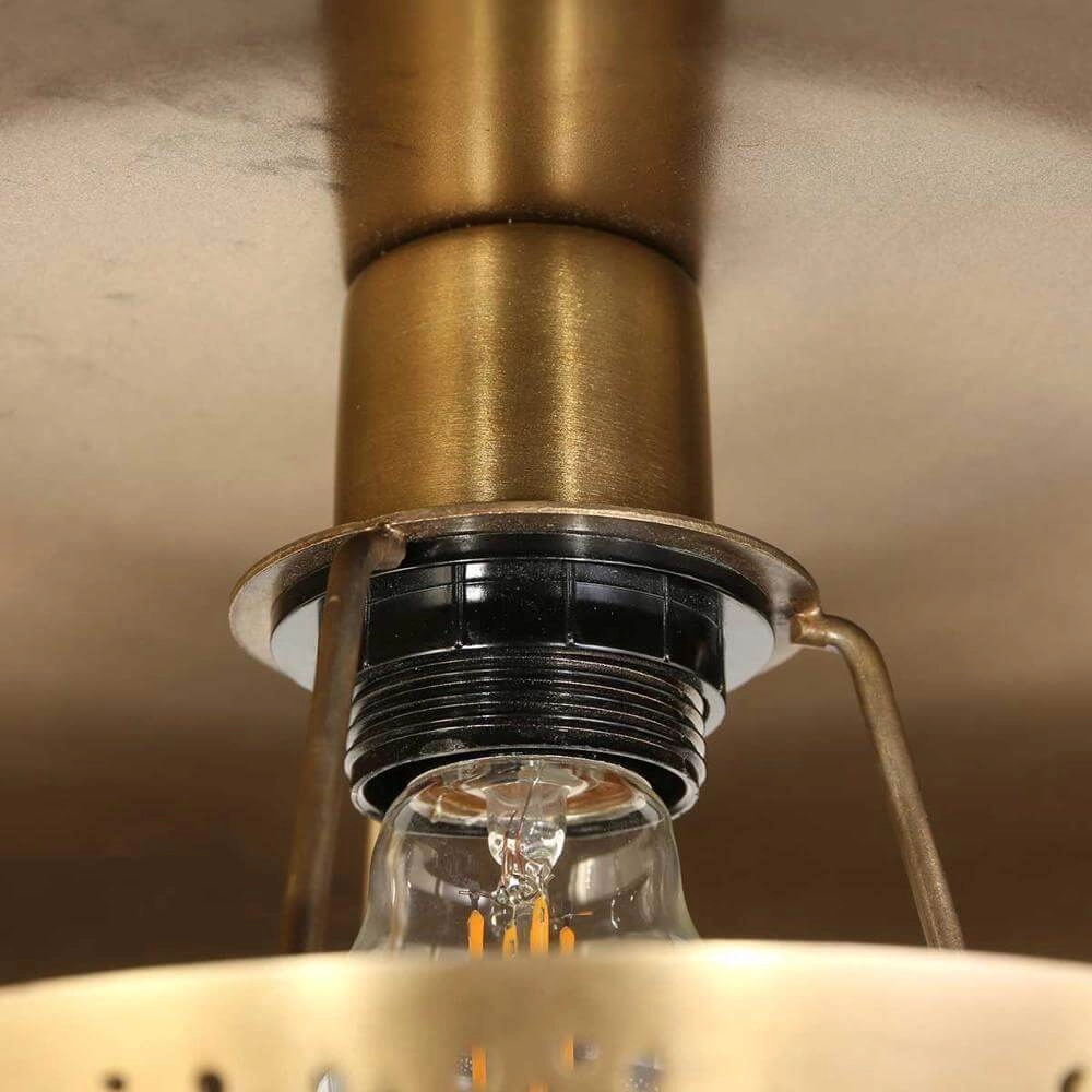 Ronde plafondlamp Brass brons Steinhauer 8712746171662