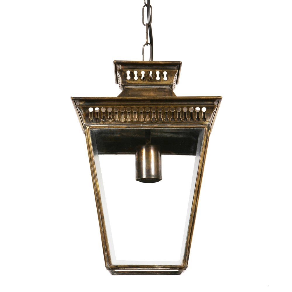 Antieke hanglamp Pagoda S antiek koper (ANT)