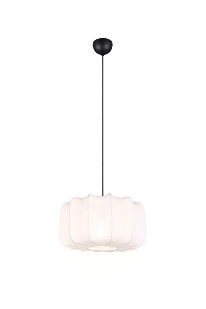 Witte design hanglamp Madleine Ø 40cm