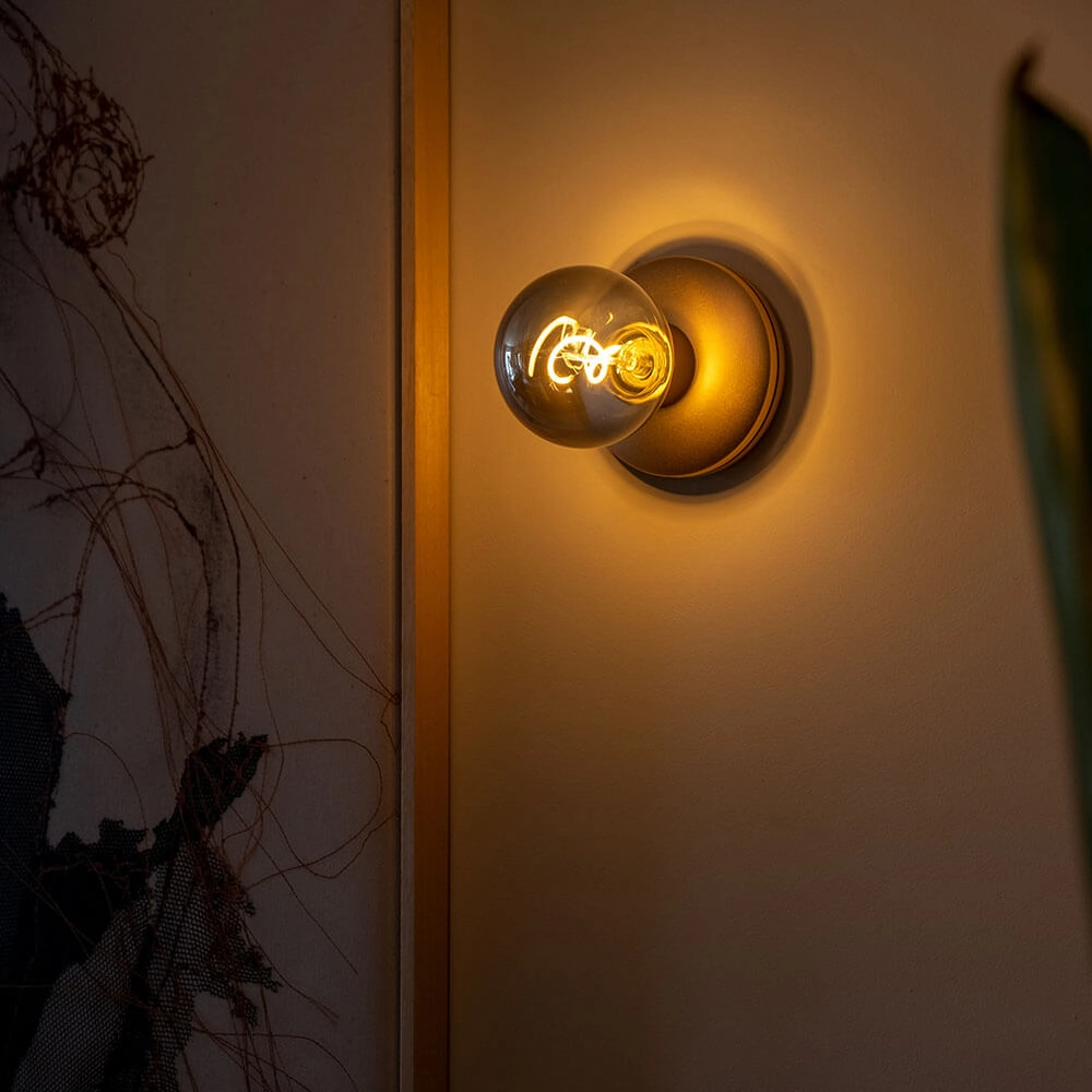 Oplaadbare wandlamp Bee Gold Smoked Humble 7446023299275