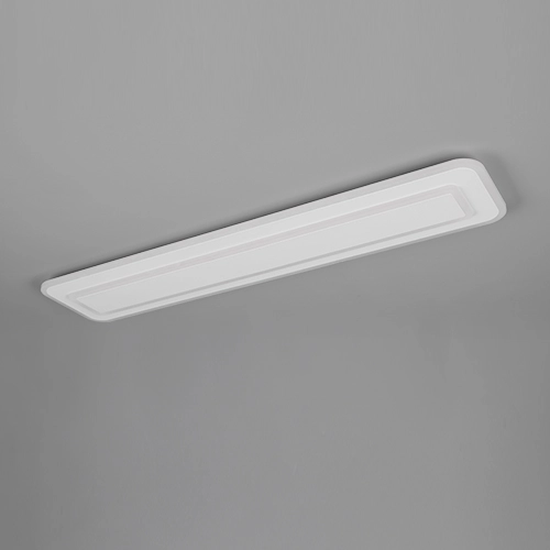 Moderne plafondlamp Riva wit 90cm Trio 4017807682953