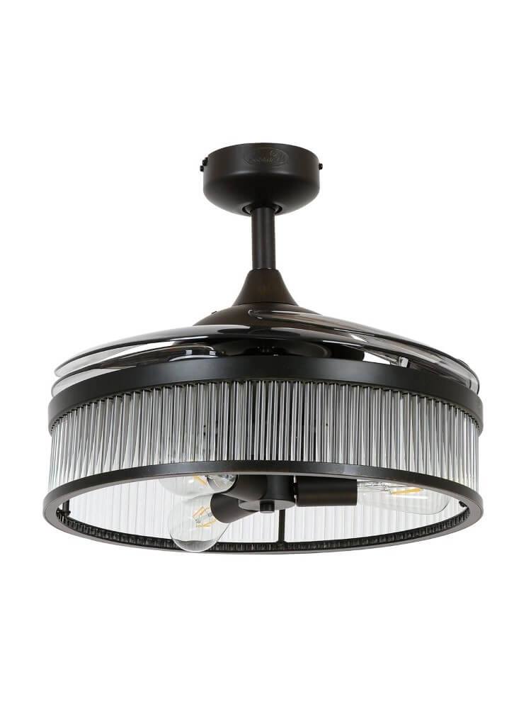Zwarte plafondventilator Fanway Corbelle Ø 122cm Beacon 9333509143994