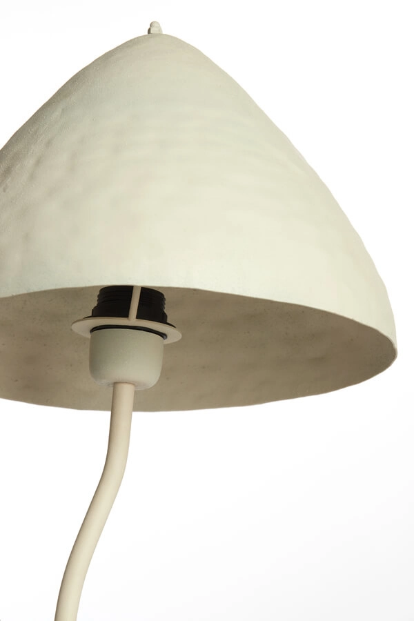 Tafellamp Elimo Ø 25cm x 50cm wit Light & Living 8717807705176