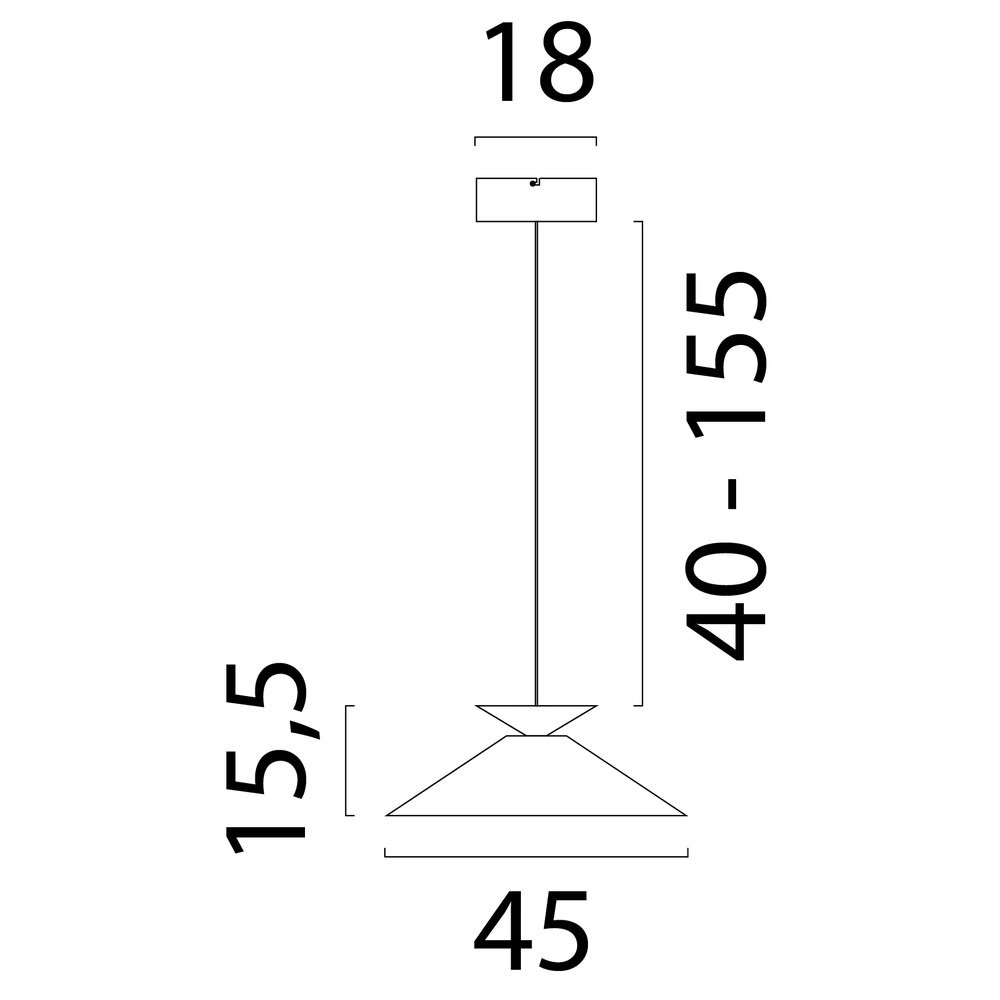 Hanglamp Ceppo wit Ø 45cm met uplight Masterlight 8718121392240