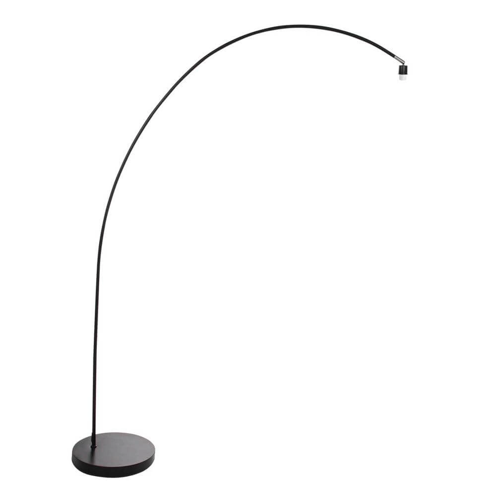 Booglamp Solva zwart met bamboe Steinhauer 8712746176889