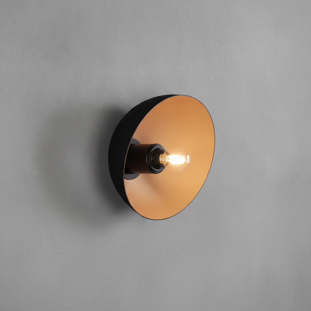 Design wandlamp Onia zwart met goud