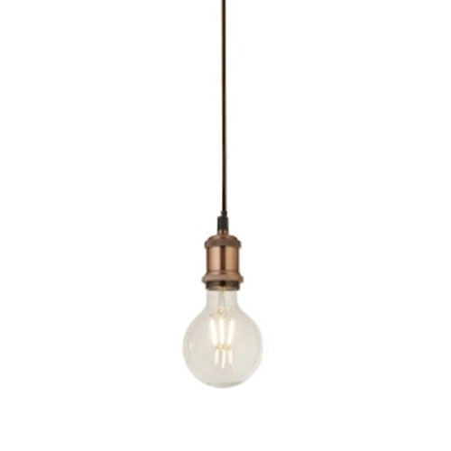 Hanglamp Suspi roodkoper met zwart