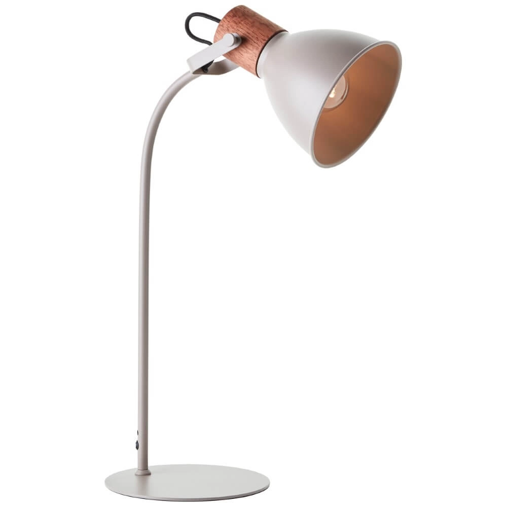 Tafellamp Erena taupe Brilliant 4004353412974