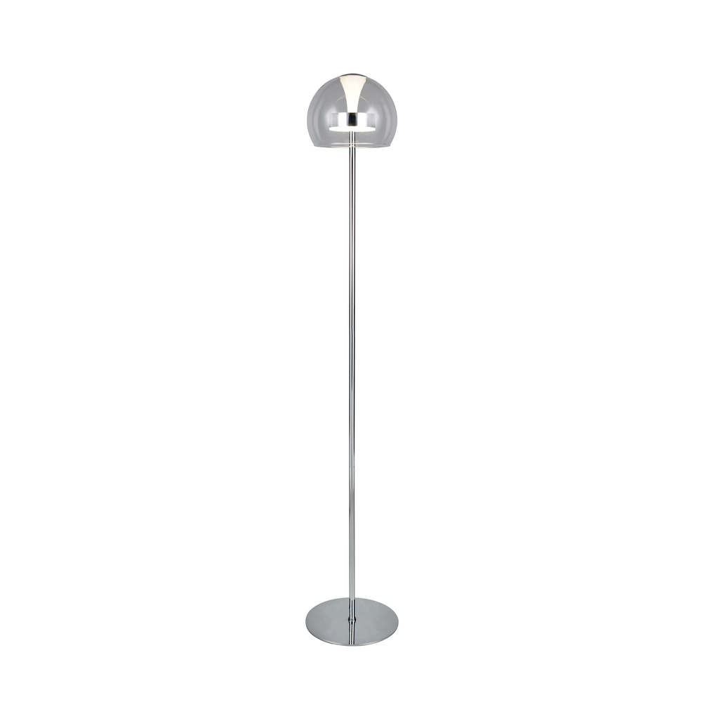 Vloerlamp Flynt chroom Trio 4017807671025