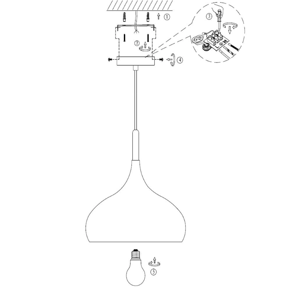 Hanglamp Mexlite 33 Steinhauer 8712746104332