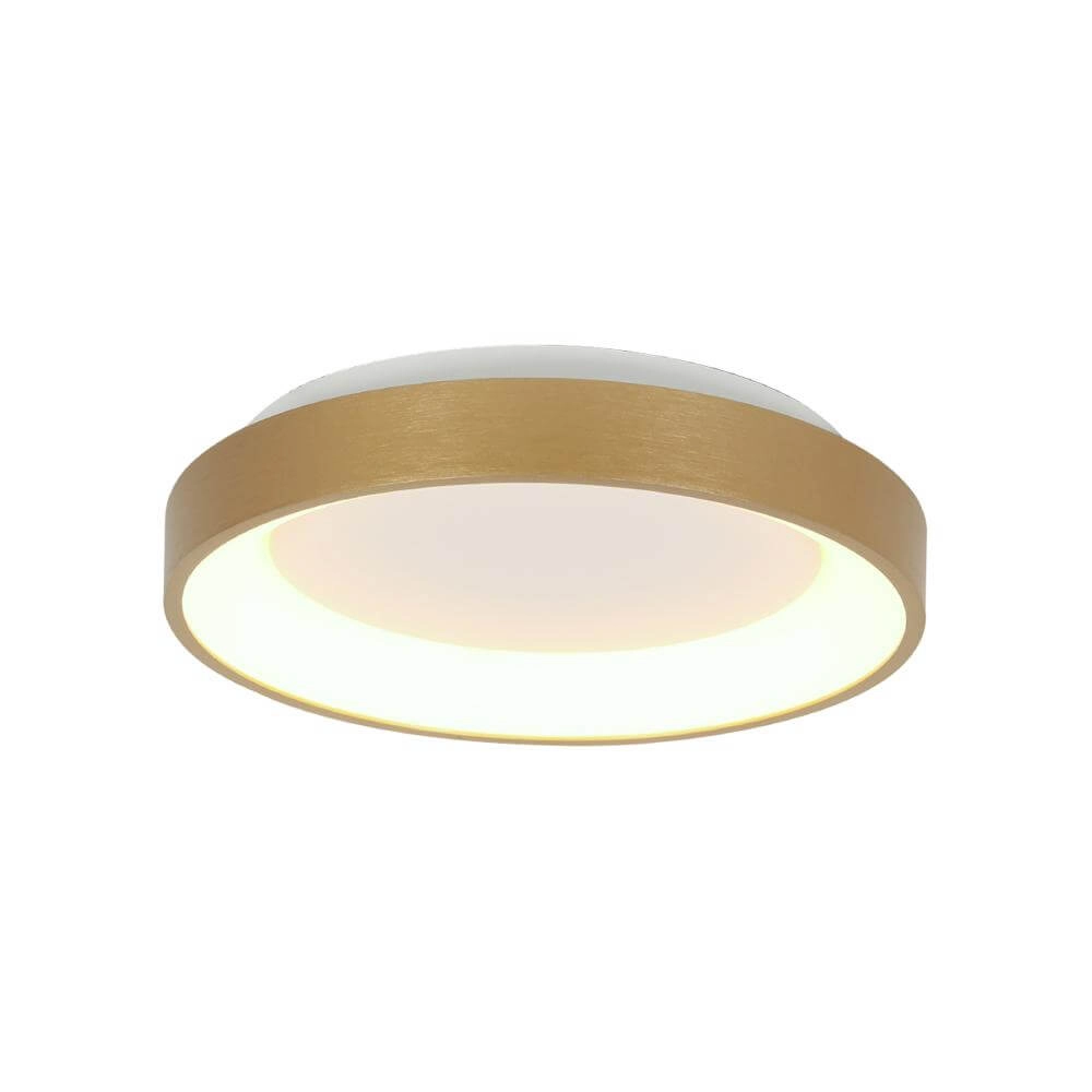 Plafondlamp Ringlede design goud Ø 28cm