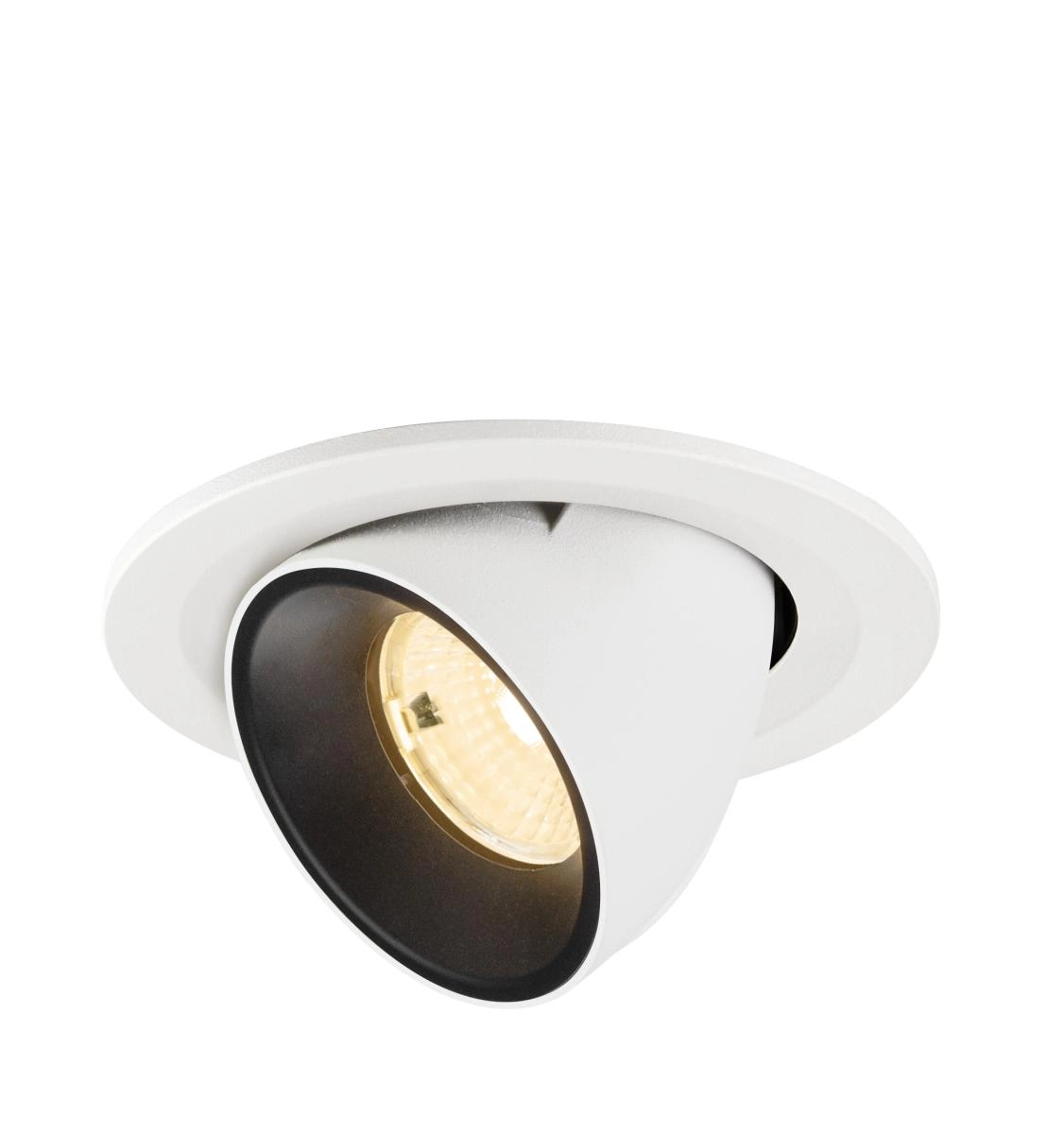 Inbouwspot Numinos Gimble S wit/zwart 3000K - 55gr
