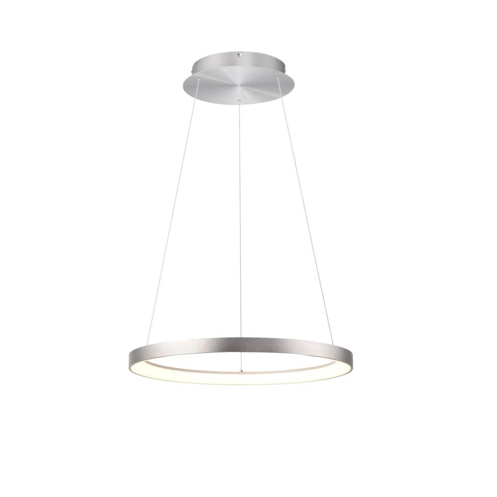 Ronde hanglamp Hoop aluminium