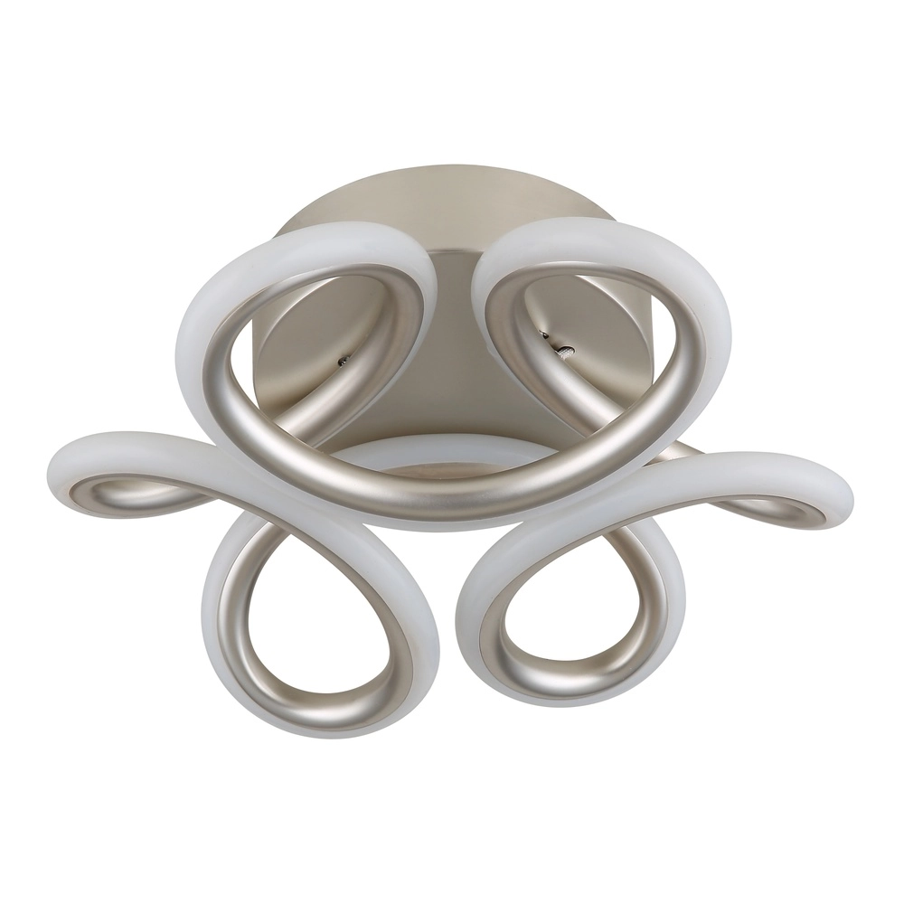 Zilvergrijze plafondamp Melisand modern Globo 9007371515349
