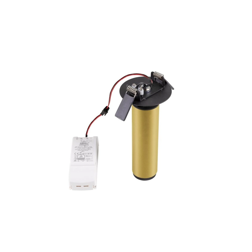 Inbouwspot Grip! M goud met zwart 3000K SLV 4024163304450