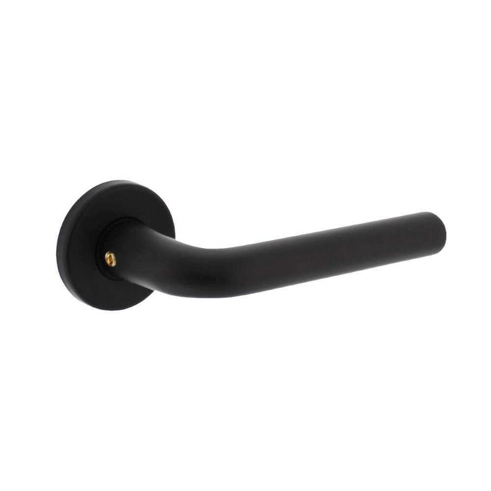 Deurklink Derby aluminium zwart Ø 5cm
