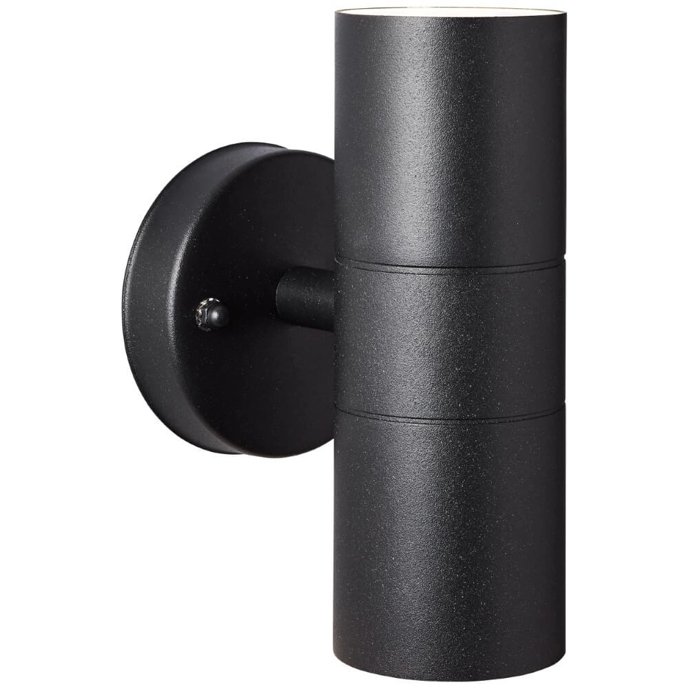 Zwarte muurspot Jandy up & down Brilliant 4004353346958