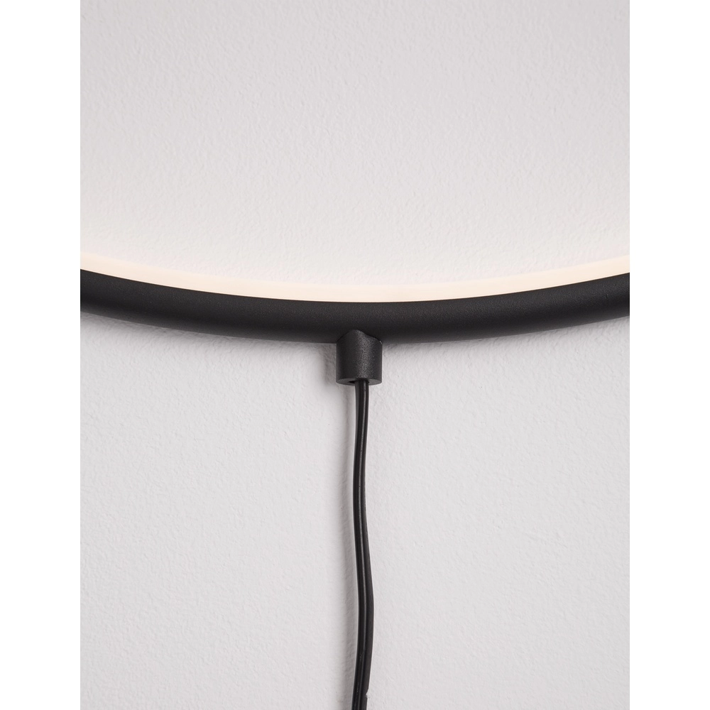Vloerlamp Ring zwart Ø 45cm Lyora 5212017428134