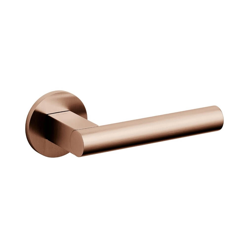 Design deurklink Euclide mat koper