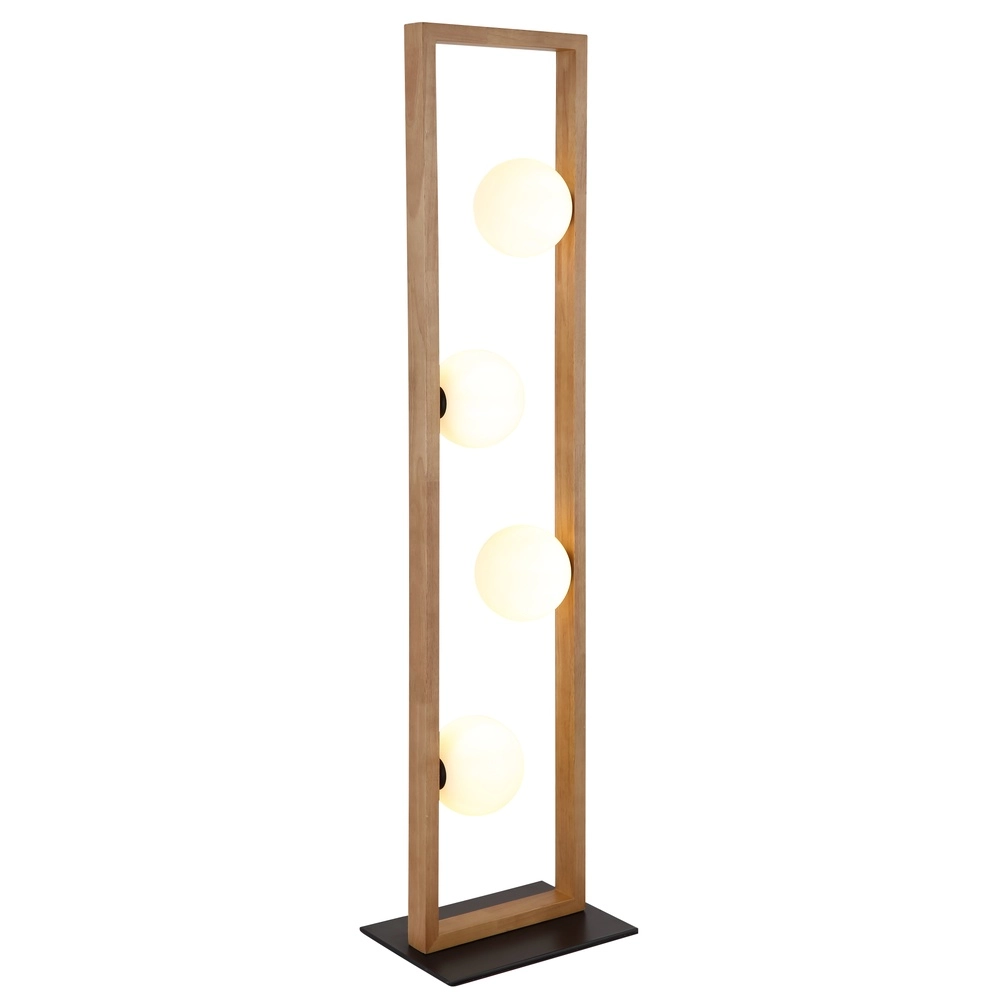 Design vloerlamp Nanda hout
