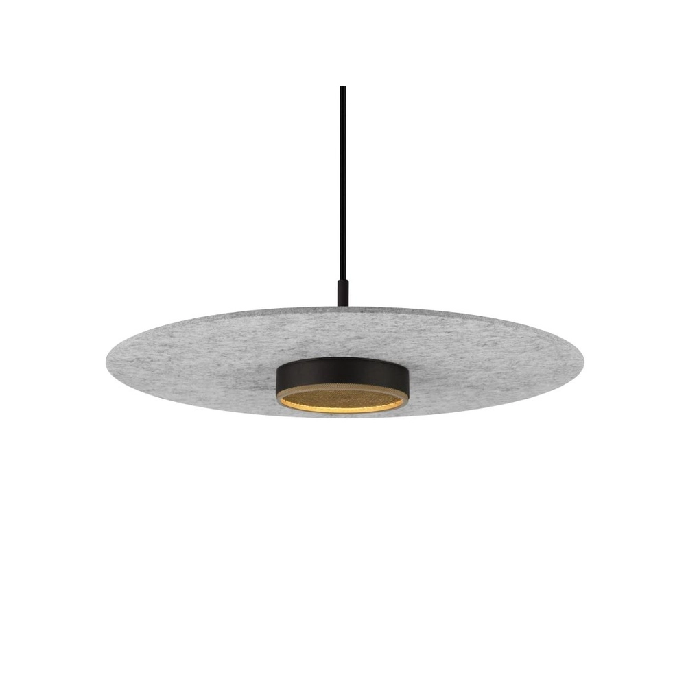 Vilt kap Grip! Flat Ø 50 x 0,6cm grijs SLV 4024163316170