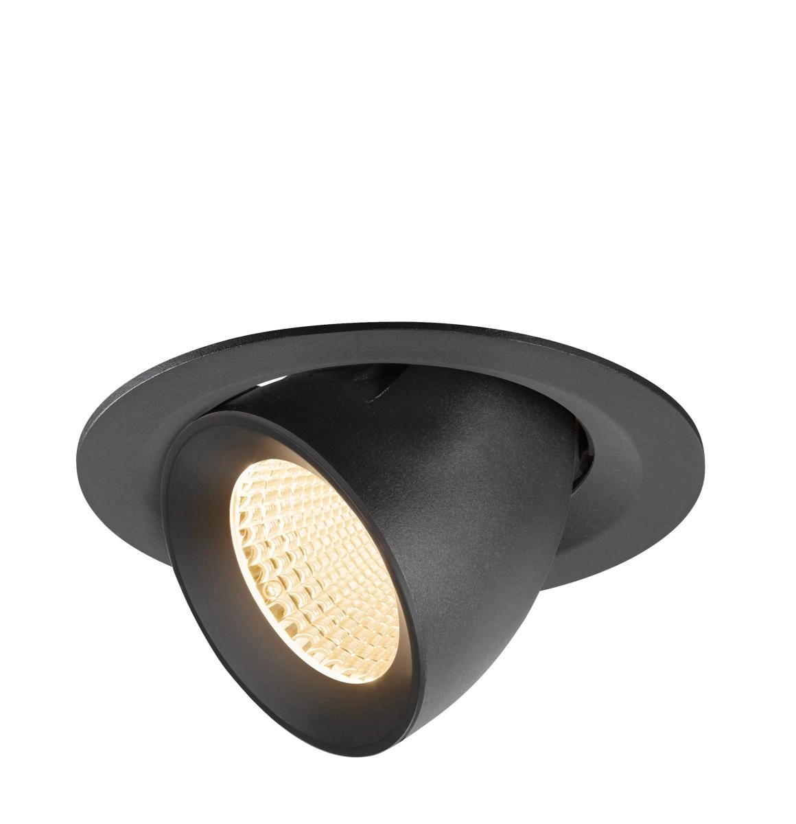 Inbouwspot Numinos Gimble M zwart 2700K - 40gr