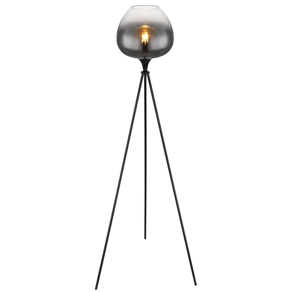 Zwarte vloerlamp Maxy tripod