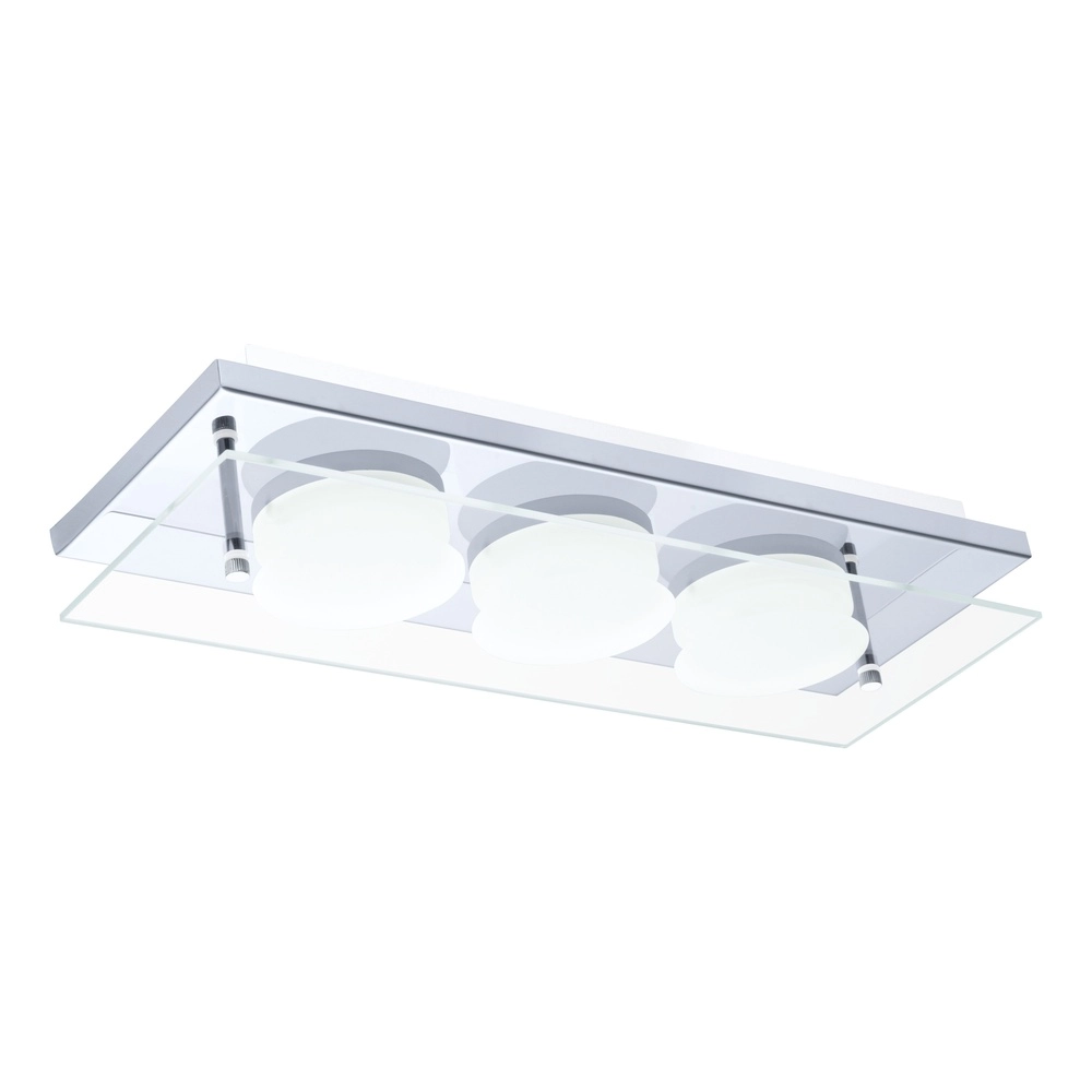 Design plafondlamp Abiola 3-lichts chroom