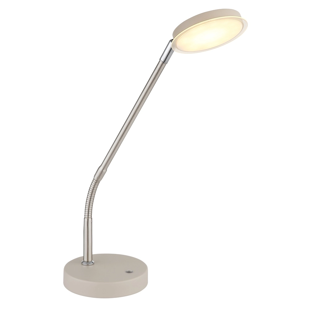 Bureaulamp Silvio zand bruin Globo 9007371593033