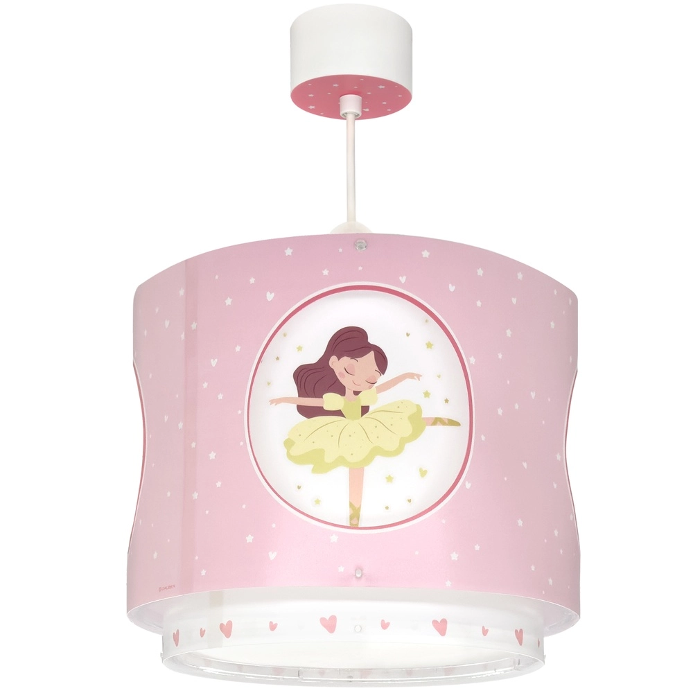 Hanglamp Princess Dance roze glow in the dark Dalber 8420406002743