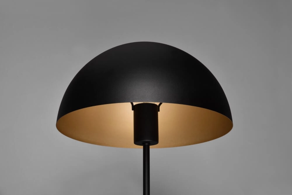 Zwarte tafellamp Nola design Trio 4017807560848