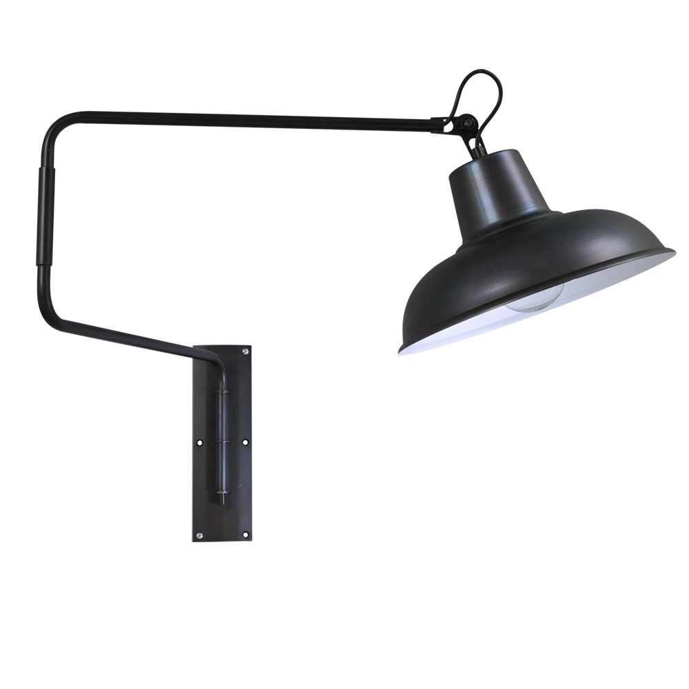 Wand leeslicht Industria Gunmetal