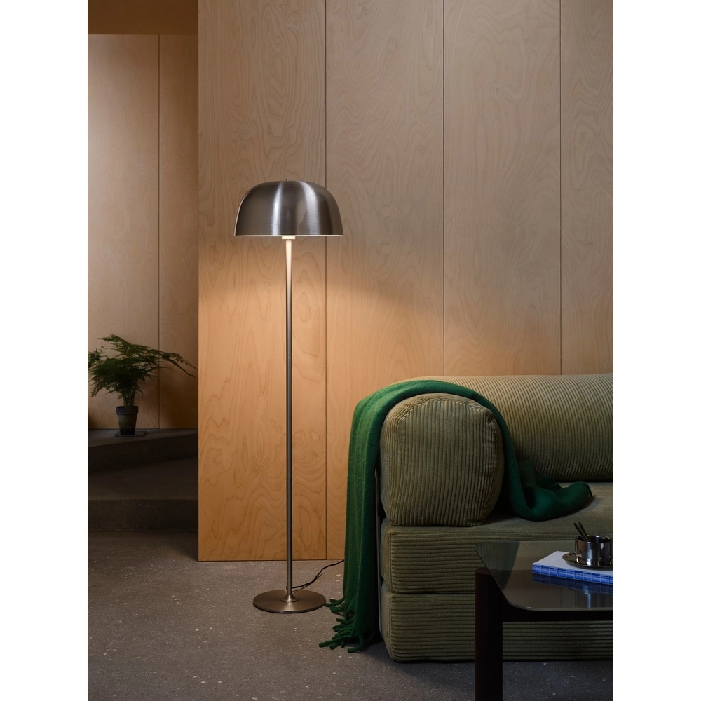 Nikkel vloerlamp Cera 