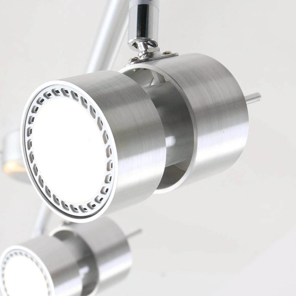 Led plafondspot Natasja Led 4-lichts grijs Steinhauer 8712746112016