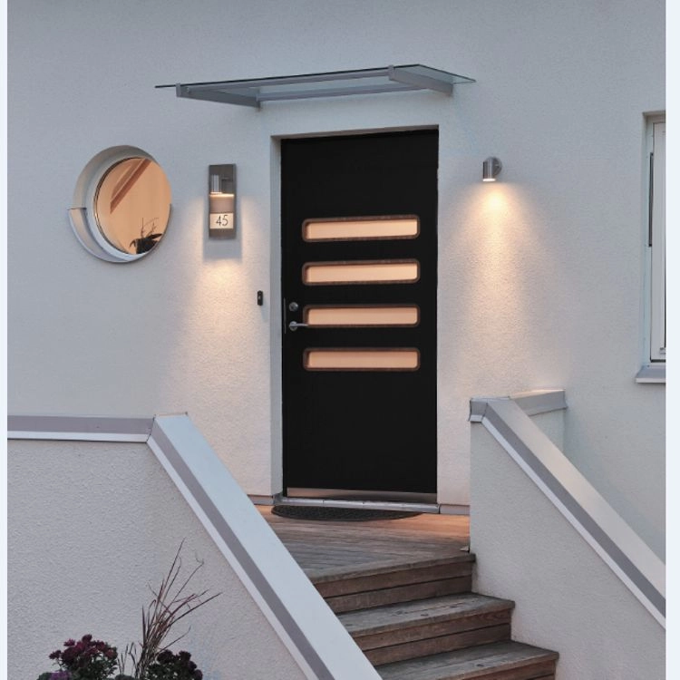 Wandspot Modena Adress grijs met huisnummer KonstSmide 7318307655308