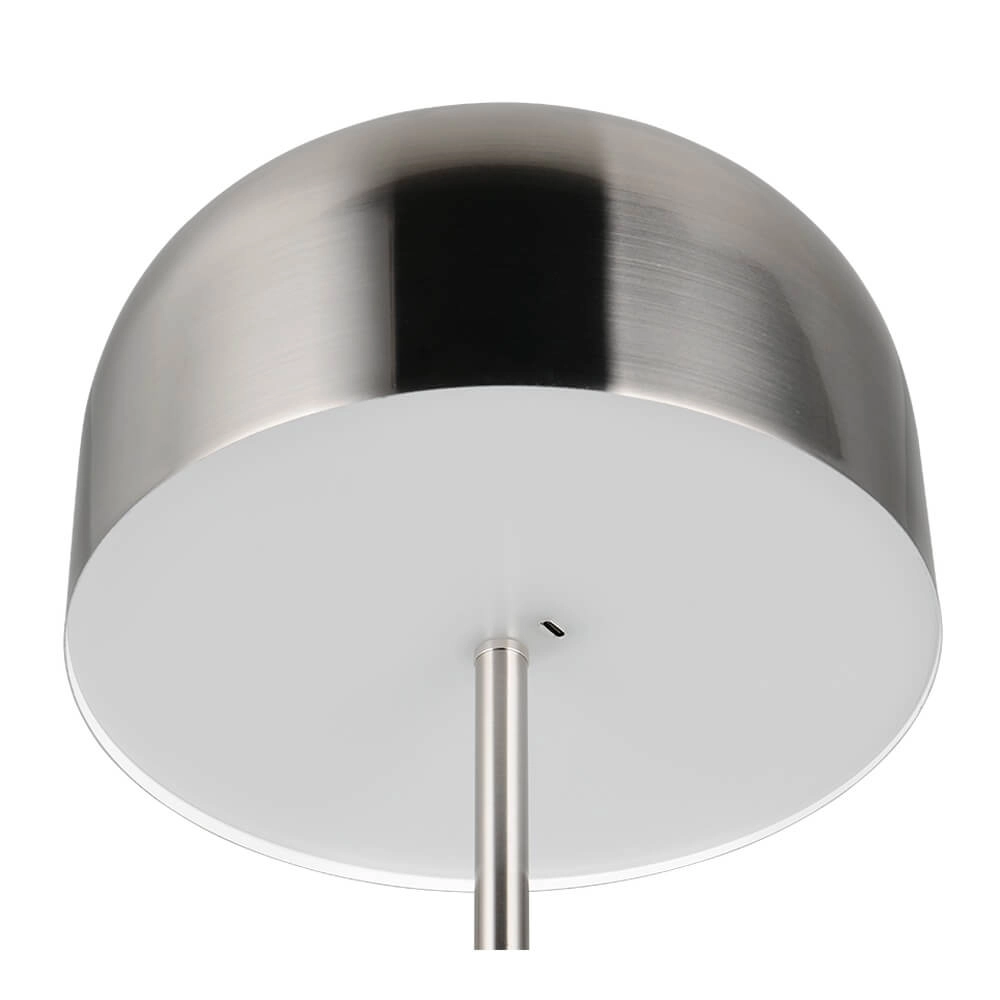Oplaadbare vloerlamp Jeff nikkel Trio 4017807640922