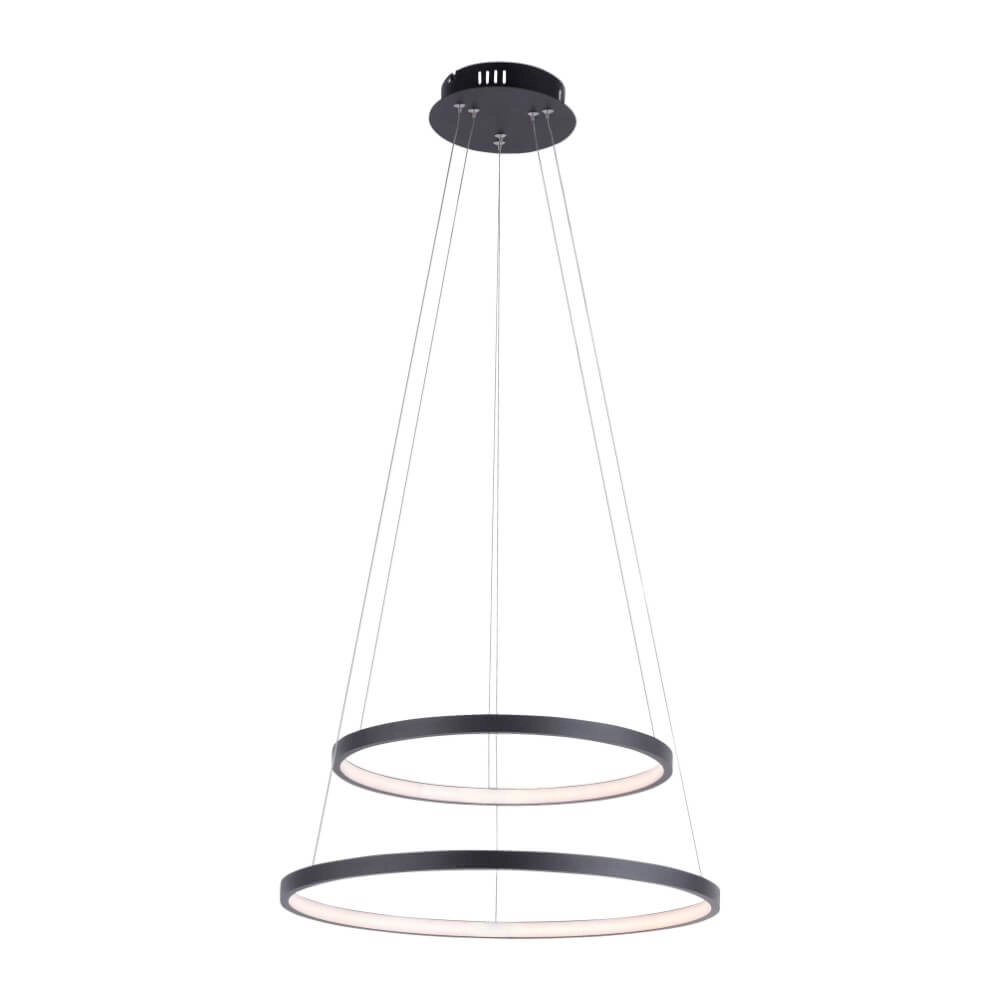 Ronde hanglamp Circle antraciet