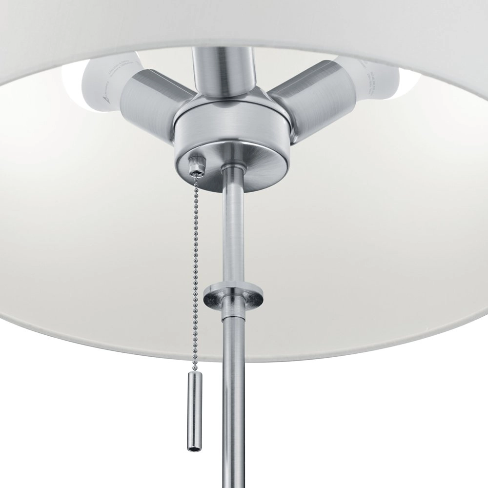 vloerlamp Lyon 138cm metaalgrijs Trio 4017807389654