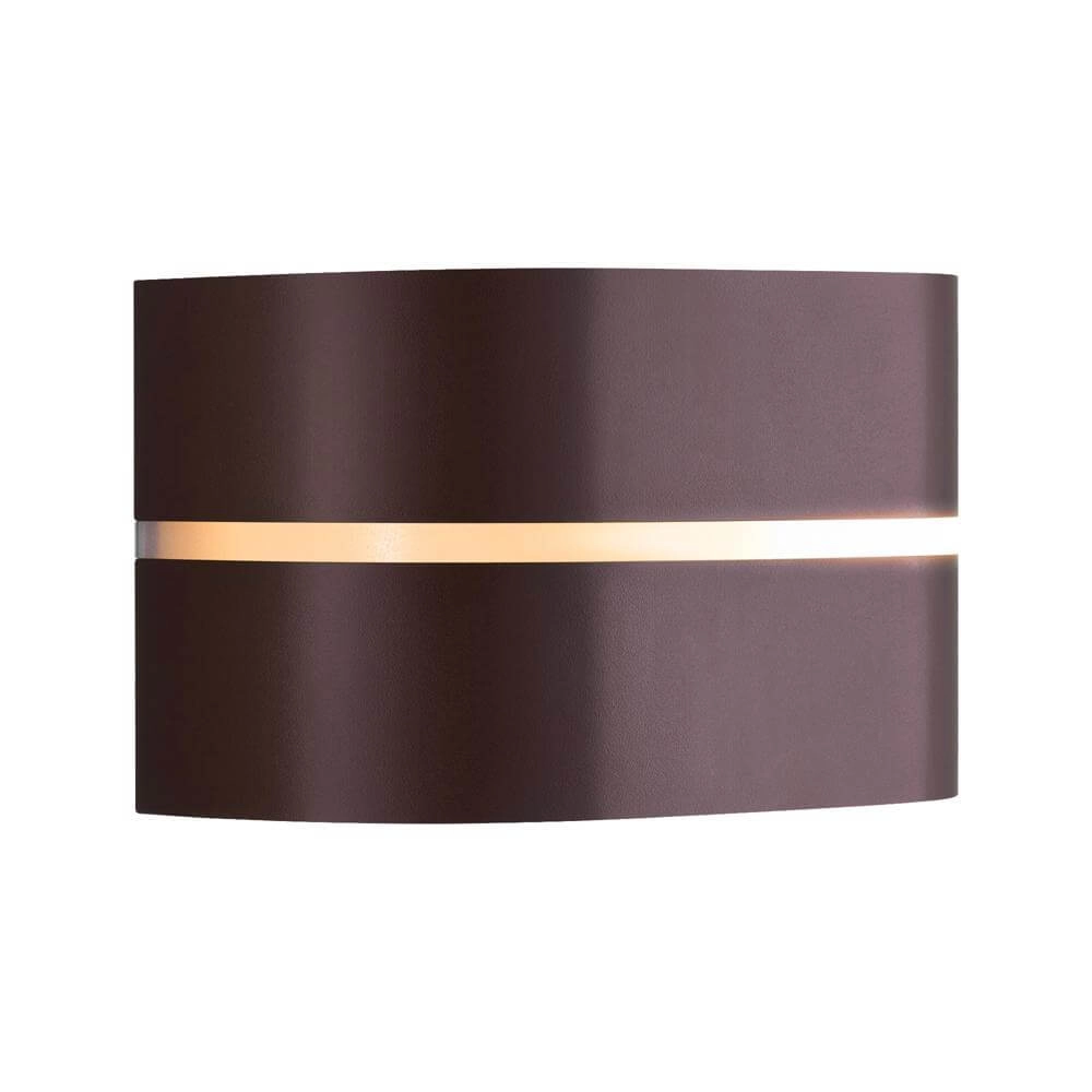 Strakke wandlamp Sibelis metallic bruin