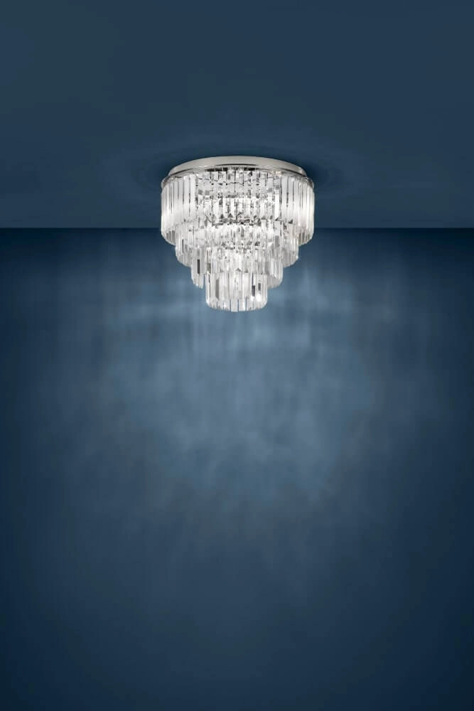 Basic plafondlamp met kristal Agrigento Ø 50cm Stars of Light 9002759395698