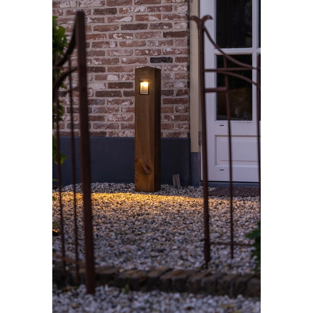 Houten pad lamp Torre 150 Eiken - 15x15x90cm - 2700K Timberlab 8716803514560