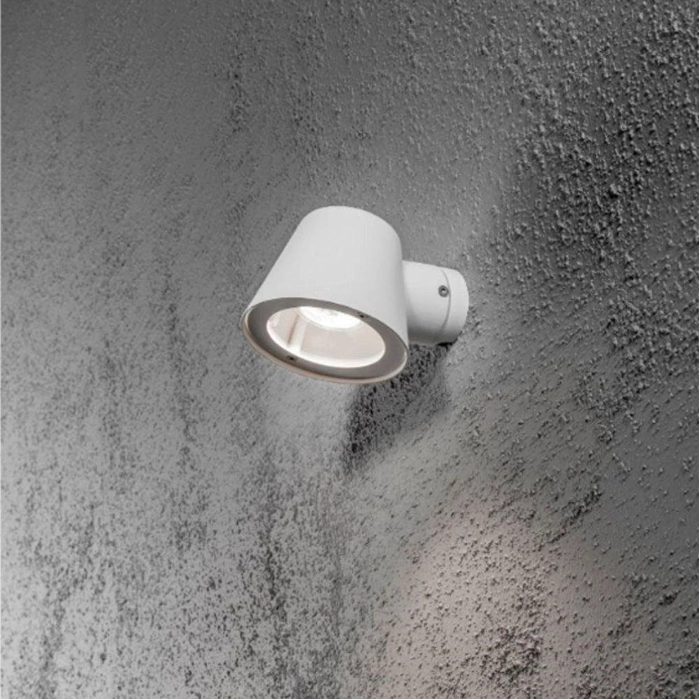 Wandspot Trieste 11cm mat wit KonstSmide 7318307523256