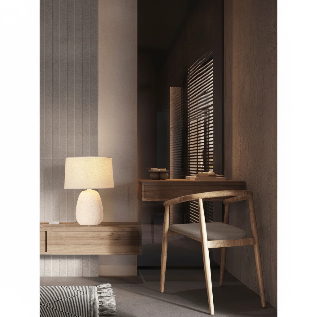 Schemerlamp Pamo japandi