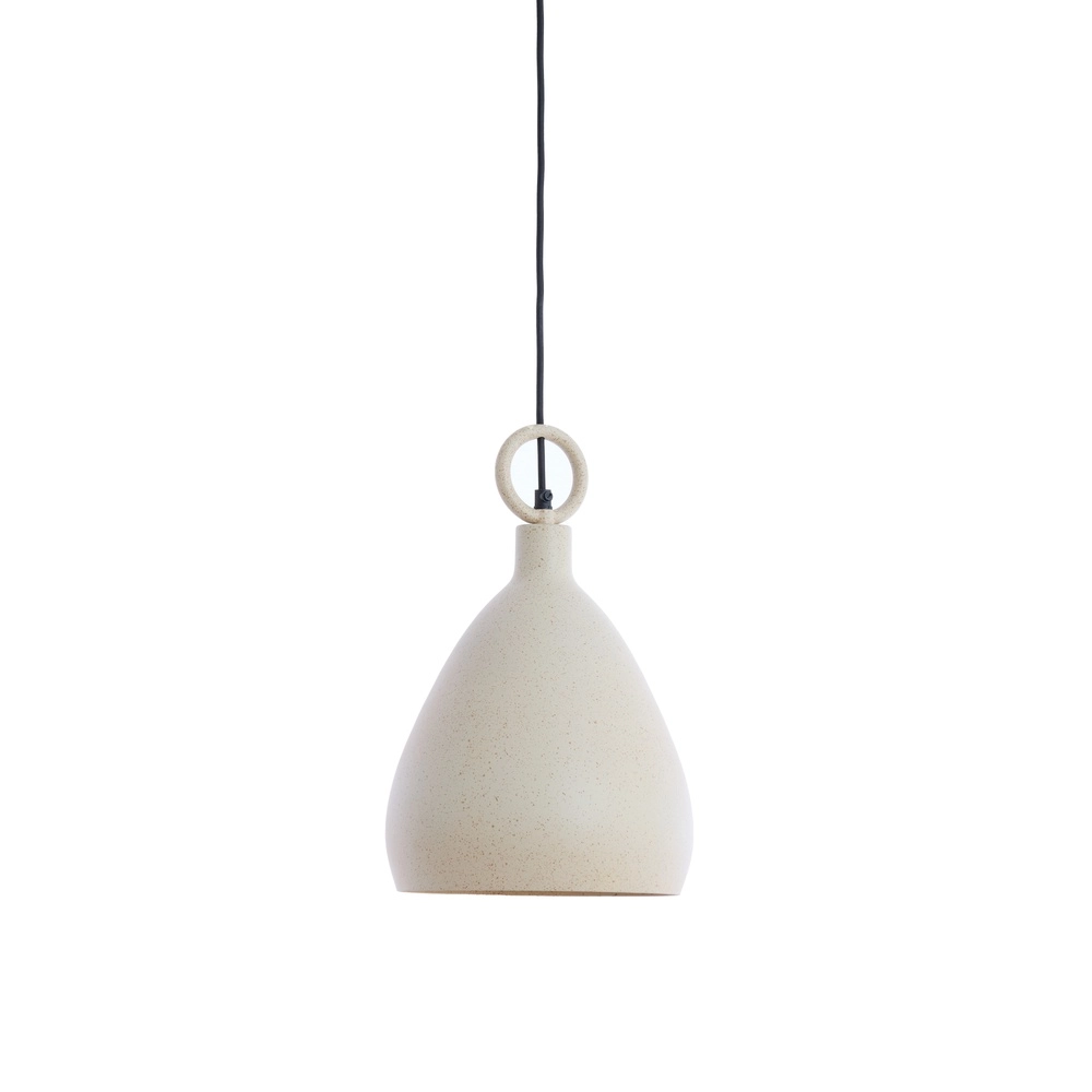 Metalen hanglamp Risari Ø 24cm - zand bruin