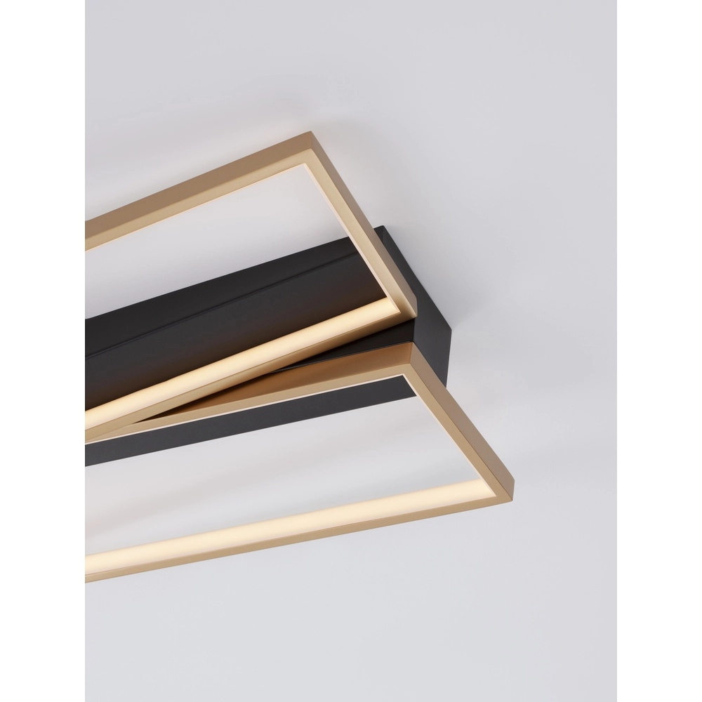 Design plafondlamp Elize zwart met goud Lyora 5212017433145