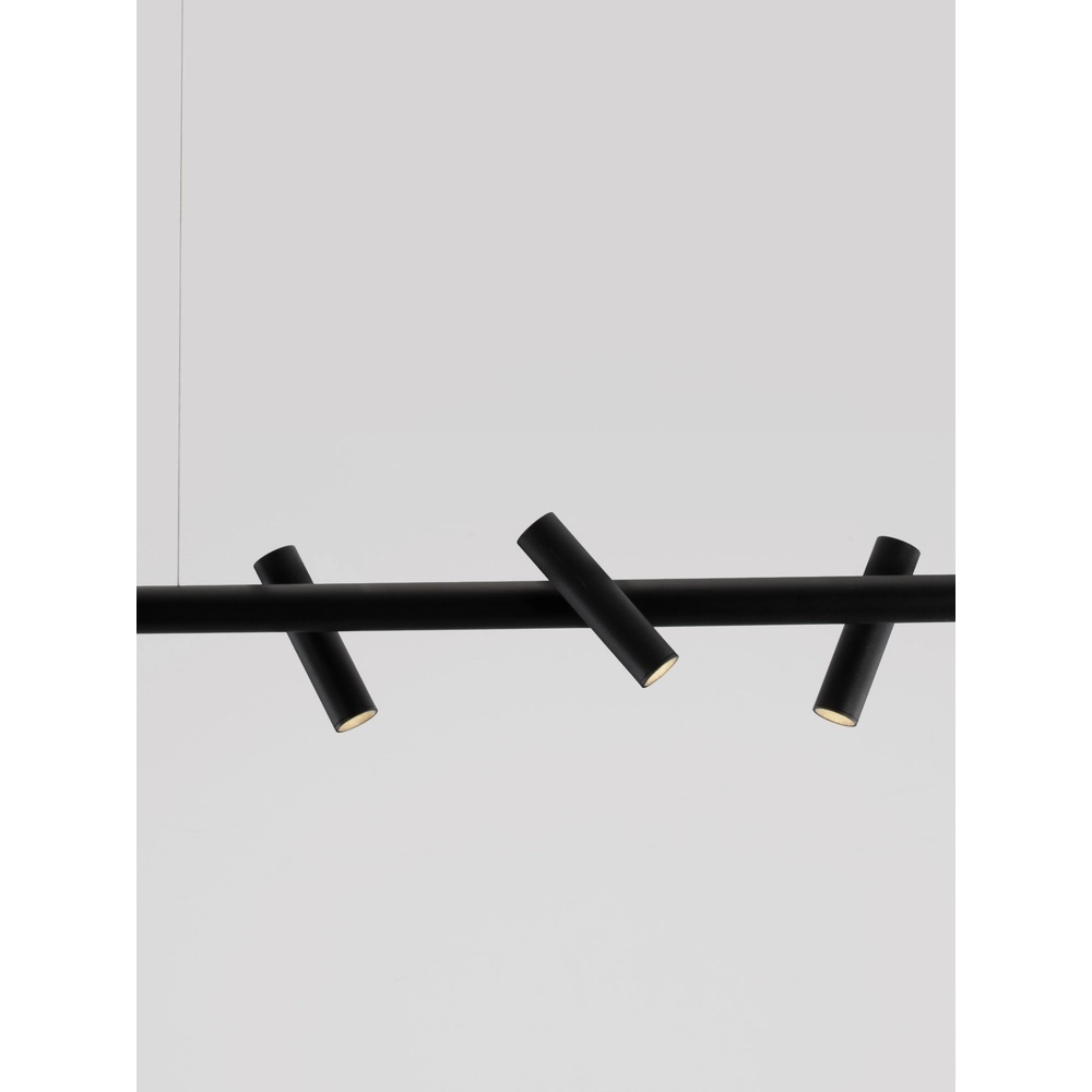 Eetkamer hanglamp Avelo zwart Lyora 5212063501577