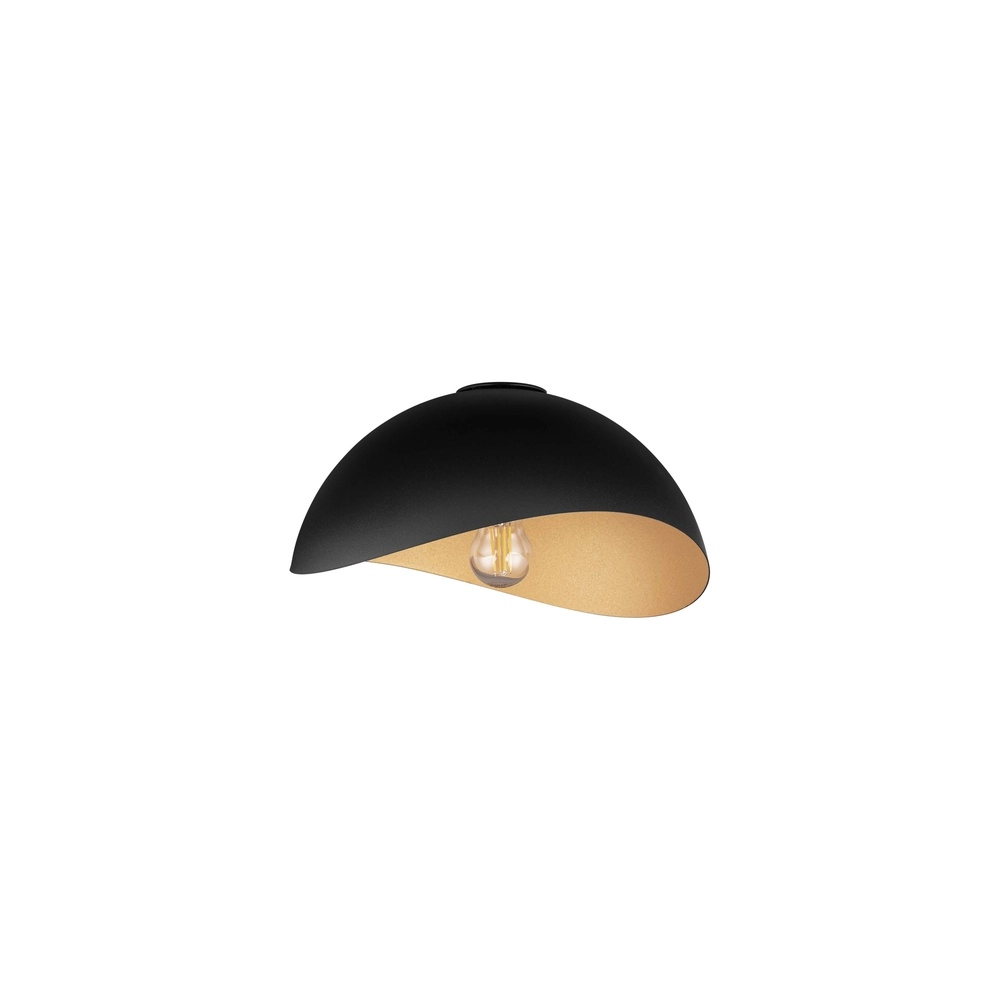 Plafondlamp Opsi zwart met goud Ø 30cm Lyora 5212017458056