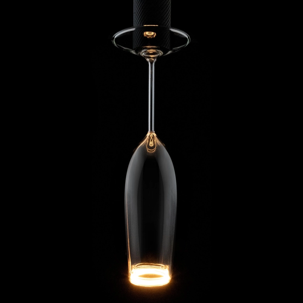 Champagneglas lichtbron Floating helder - 4W - E27 - 400lm - 2200K - Ø 8cm