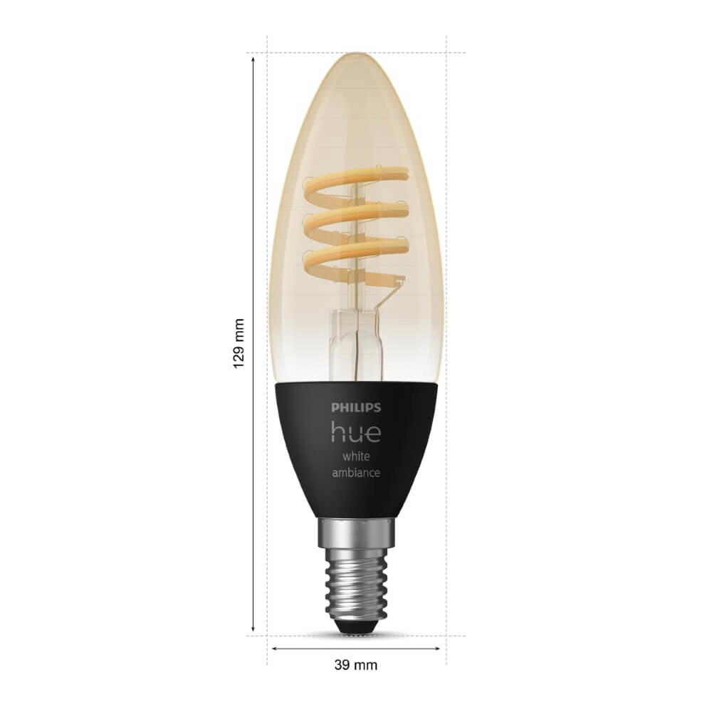 Hue - E14 - 4,6W - White Ambiance set van 2 Philips 8719514411869